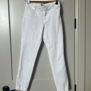 Old Navy Pixie Ankle Pants, White, Size 2